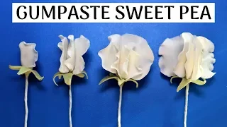 Gumpaste Sweet Pea Tutorial - Step by Step