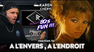 First Time Reaction Karen Chéryl A l'envers , A l'endroit (80's SYNTH!) | Dereck Reacts