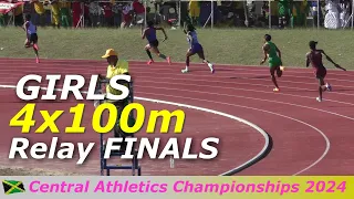 Hydel High | Edwin Allen | St. Jago High | Girls 4x100m Relay Finals | Central Athletics Champs 2024