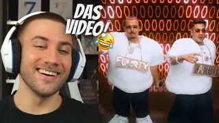😂😂  JAMULE x FOURTY - KISSENSCHLACHT (PROD BY CHEKAA) [OFFICIAL VIDEO] - Reaction