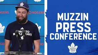 Jake Muzzin Pre Game | St Louis Blues at Toronto Maple Leafs | February 19, 2022