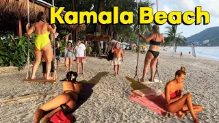 【🇹🇭 4K】PHUKET KAMALA BEACH 2023 Walking Tour Thailand