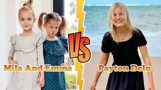 Payton Delu (Ninja Kidz Tv) VS Mila And Emma Stauffer Transformation 👑 New Stars From Baby To 2023