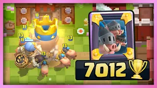 OBJECTIF RECORD DE TROPHÉES avec un deck COCHONS MIROIR !! - Clash Royale