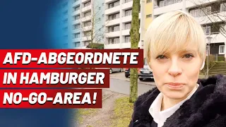 AfD-Abgeordnete in Hamburger No-go-Area!