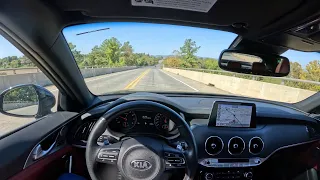 2021 Kia Stinger GT1 AWD - POV Test Drive | 0-60