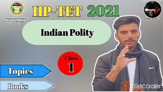 HP TET 2021 || Indian Polity ep.01||pattern || Syllabus || Topics|| Strategy || Books