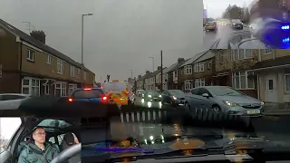 999 response Luton - heavy rain and congestion