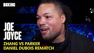 Joe Joyce On Dubois Rematch, Parker-Zhang & Wardley-Clarke