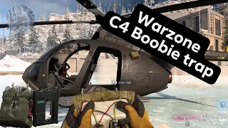 Call of Duty Warzone c4 Helicopter boobie trap