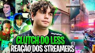 REAÇÃO DO MUNDO ao CLUTCH 1v2 do LESS HUMILHANDO a G2!