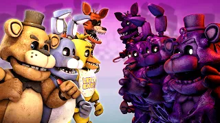 FNAF: Classic vs Toxic Animatronics | Shorts Highlights