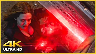 Wanda Scarlet Witch vs Thanos | Avengers Endgame (Open Matte) [4K UHD]