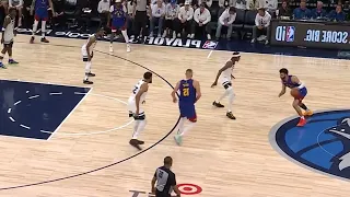 Jokic goes for the brick wall badge