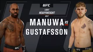 EA Sports UFC 3 - Jimi Manuwa vs Alexander Gustafsson - Gameplay (HD) [1080p60FPS]