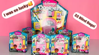 ASMR* Disney DoORaBLes Series 8! 22 Blind Bags Relaxing Unboxing#satisfying