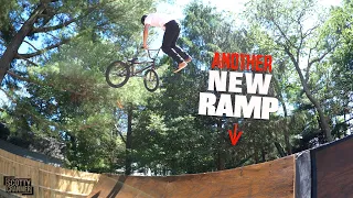 We Have Another New Backyard Ramp To Ride!