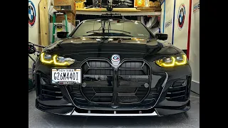 BMW G26 M440i CSL Yellow DRL Installation