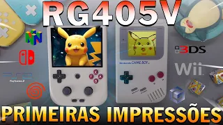 RG405V rodando SWITCH, Wii, 3DS e PS2! MELHOR CONSOLE PORTÁTIL VERTICAL do MUNDO!