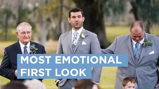 The BEST Groom Reaction Video | Jeffrey LOSES it when he sees Rachel 😭