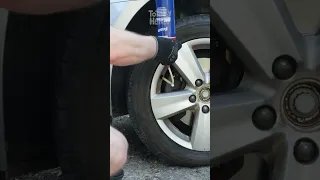 DIY Tire repair with mounting foam #shorts