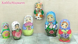 DIY nesting dolls from different materials! Lots of ideas and tips. HobbyMarket