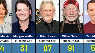 Age of Famous Country Singers in 2024 (Youngest To Oldest)