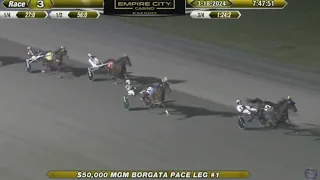 Desperate Man wins a leg of the MGM Borgata Pacing Series