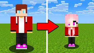 JJ Pranked Mikey With The Morph Mod in Minecraft!