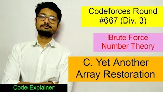 Yet Another Array Restoration || Codeforces Round #667 (Div. 3) || CODEFORCES