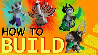 How to Build LEGO KUNG FU PANDA villains