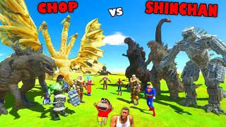 SHINCHAN vs CHOP Battle in Animal Revolt Battle Simulator | AMAAN-T GAMING