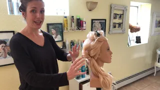 Side updo basics