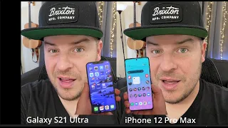 Galaxy S21 Ultra vs iPhone 12 Pro Max | Best Phone 2021?