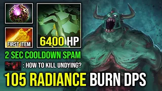 ZOMBIE APOCALYPSE 105 Radiance Flame Cloak Burning 2 Sec CD Decay 6400 HP Undying Dota 2