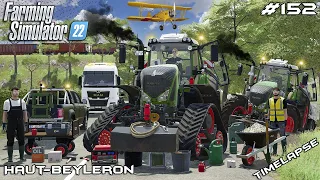 FENDT 828 VARIO STUCK IN THE MUD | Animals on Haut-Beyleron | Farming Simulator 22 | Episode 152