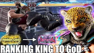 Tekken 8 Ranked - From TG to GoD (King) - High Level Gameplay (No Commentary)