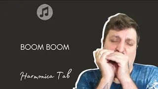 🎶 Bruno Zolini - Boom Boom - Blues Classic (Harmonica Tab - na Gaita com Tablatura)