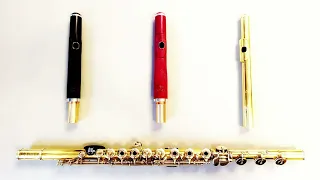 3 Flute headjoints Comparison ( Muramatsu, Mancke)