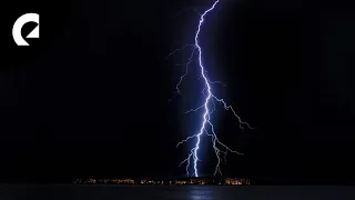 1 Hour of Calm Rain and Distant Thunder for Focus, Relax and Sleep