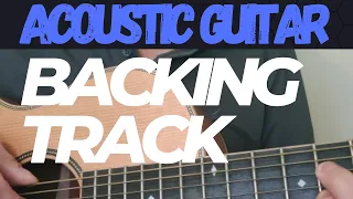Blues backing track | Acoustic blues shuffle jam track in G