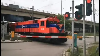 @HellenicTrainSA MLW A510 MLW A507 Διέλευση Εμπορικής Αμαξ/χίας από την ΑΣΙΔ ΚΤΕΛ 12.5.2023