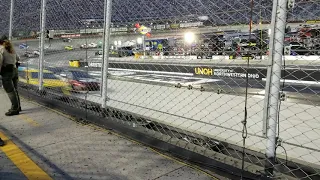 BASS PRO SHOPS NRA night race Bristol Motor Speedway (BOTTOM OF THE TRACK)