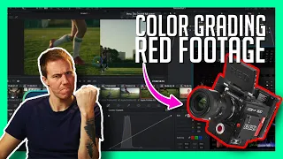 How to Color Grade RED Footage - Color Grading A Sequence in DaVinci Resolve