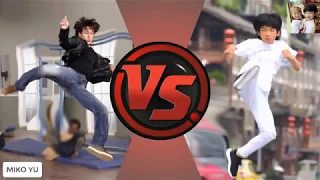 Lin Qiu-Nan VS Tiger Shroff - Amazing kungfu kicks