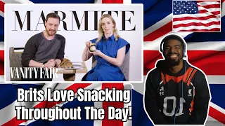 AMERICAN REACTS TO Emily Blunt and James McAvoy Explain a Typical British Day