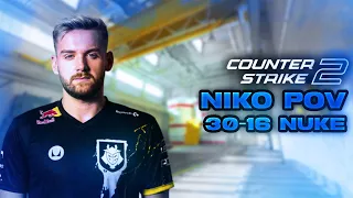 NiKo Nuke (30-16) CS2 POV vs FaZe | BLAST Premier World Final 2023