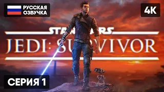 STAR WARS JEDI SURVIVOR ПРОХОЖДЕНИЕ НА РУССКОМ #1 🅥 STAR WARS JEDI SURVIVOR ГЕЙМПЛЕЙ ОБЗОР [4K]