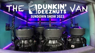 Sundown Show 2023 - Steven Dunkin giving KILLER demos in the DUNKIN DEEZNUTS van!!