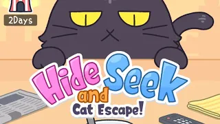 Hide and Seek: Cat Escape!  Gameplay Walkthrough Part 1 levels 3 to 7 Tutorial (Android iOS) #cat